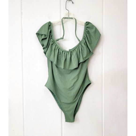 Cupshe Other - Cupshe Green One Piece Bathing Suit Size XL New with Tags